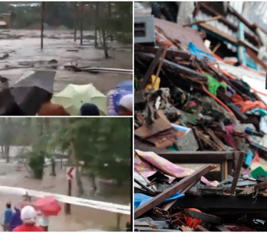НОВА КАТАКЛИЗМА: Снажан тајфун погодио Филипине (ВИДЕО)