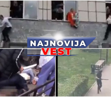 ХОРОР У РУСИЈИ: 5 особа убијено у пуцњави, студенти беже кроз прозор (ВИДЕО)
