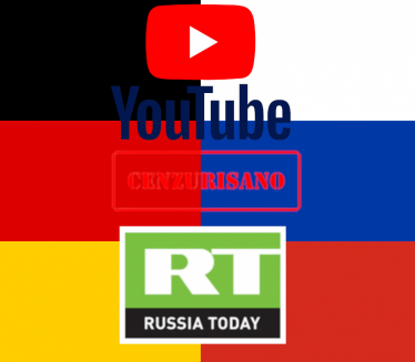 RUSIJA ZAPRETILA: Jutjub uklonio kanal RT-a