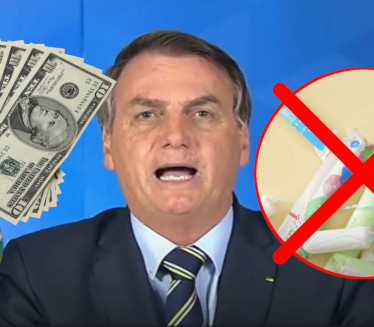 ON JE OZBILJAN: Bolsonaro stavio VETO na besplatne tampone