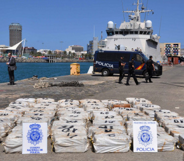 МАРОКО: Заплењено 1,33 тоне кокаина