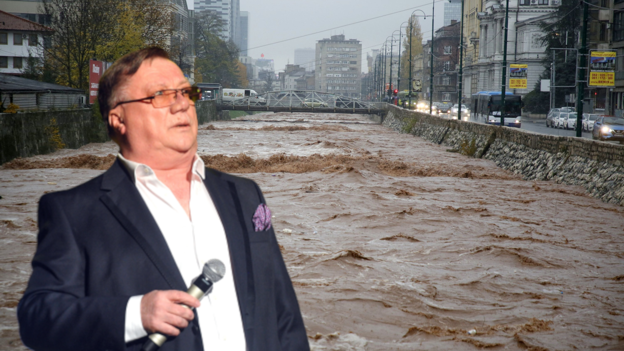 CRNI HUMOR:Zašto je Halid Bešlić kriv za poplave u Sarajevu?