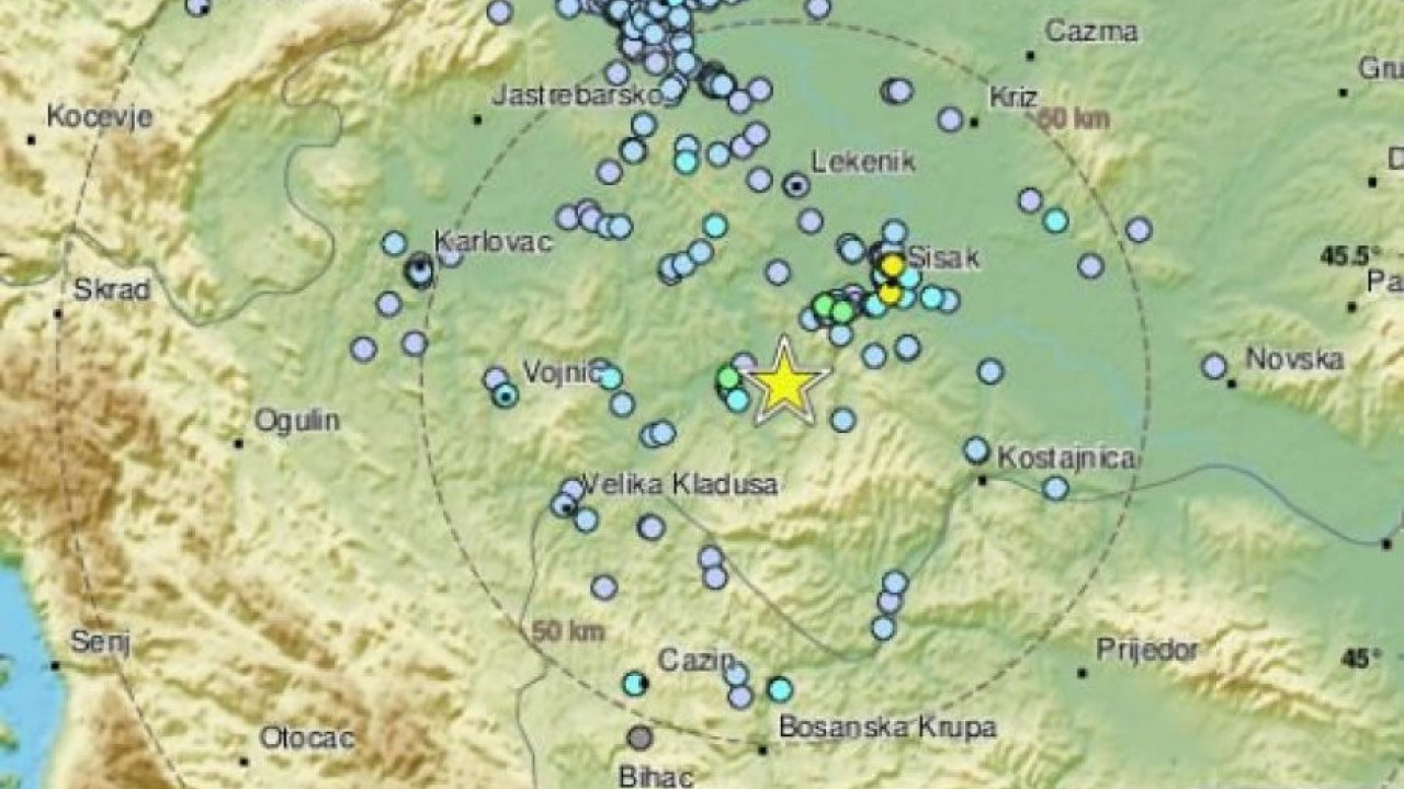 ПОДРХТАВАЊЕ ТЛА У КОМШИЛУКУ: Нови земљотрес у Хрватској