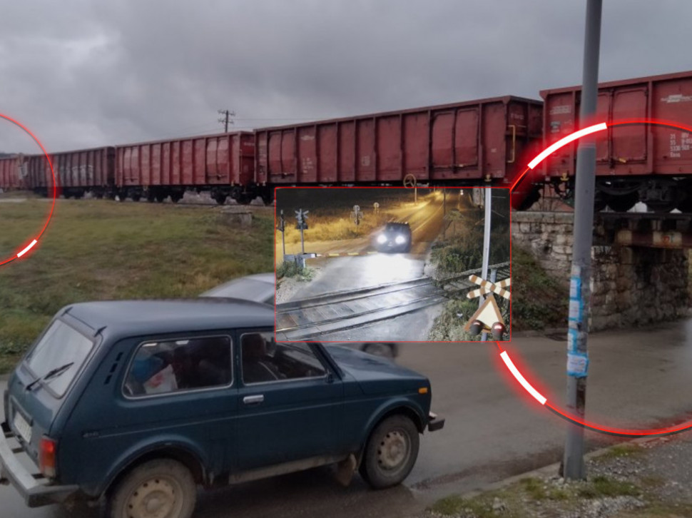 EVO KAKO SU PREŽIVELI: Udario ih voz na prelazu u Pirotu