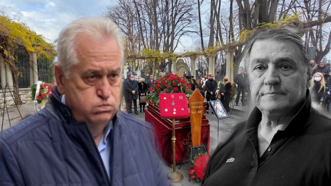 POLITIČARI TUGUJU: I Toma Nikolić na sahrani Mrkonjića