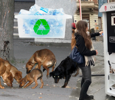 RECIKLAŽA U BG-U: Ubaciš flašu u automat, izađe hrana za pse