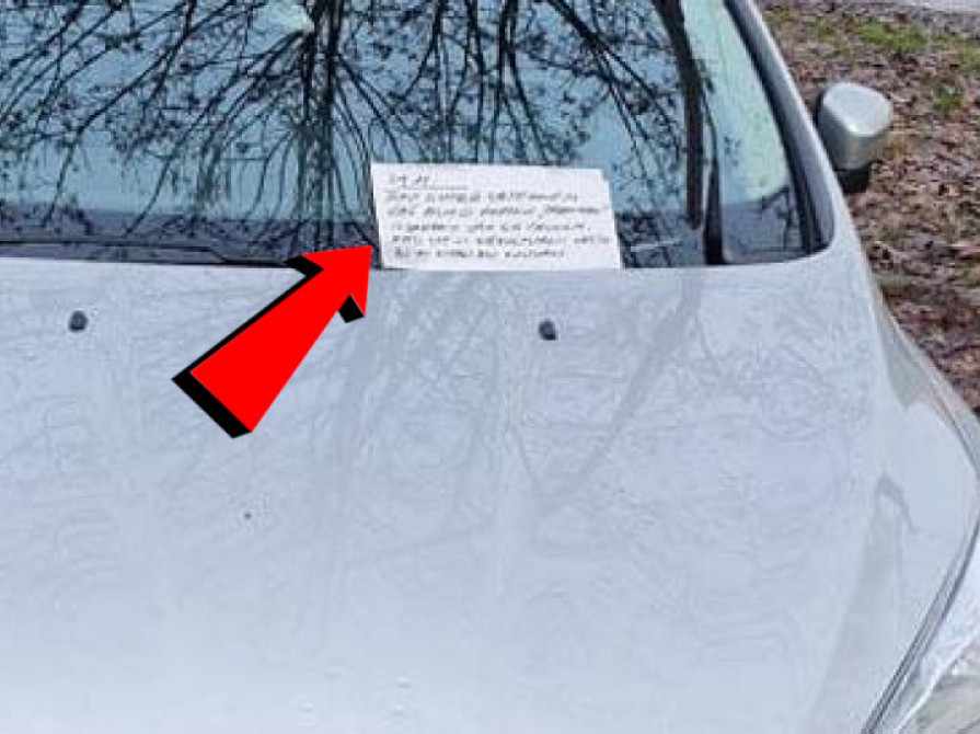 RADIĆE EKSER! Ružno parkirao - preteća poruka podelila Fejs