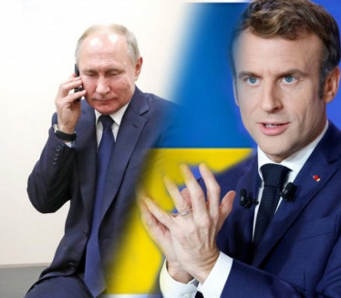 ЗАВРШЕН РАЗГОВОР: Путин и Макрон о ситуацији са Украјином