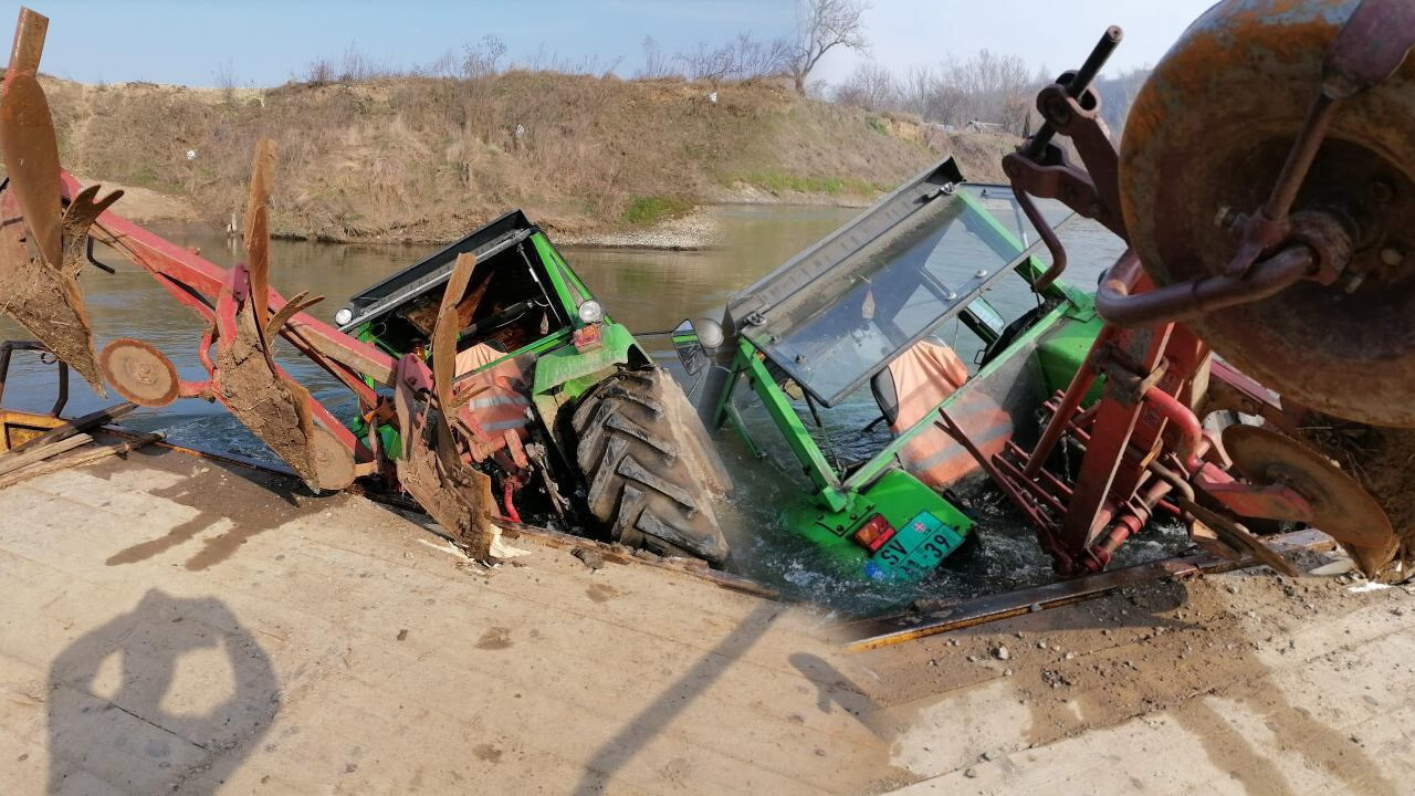 SKELA STRAVE: Traktorista upao u reku - poznato njegovo stanje