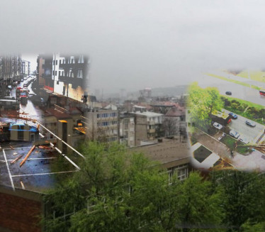 RUŠILA BANDERE, DRVEĆE: Haos u BG - ovo su posledice oluje