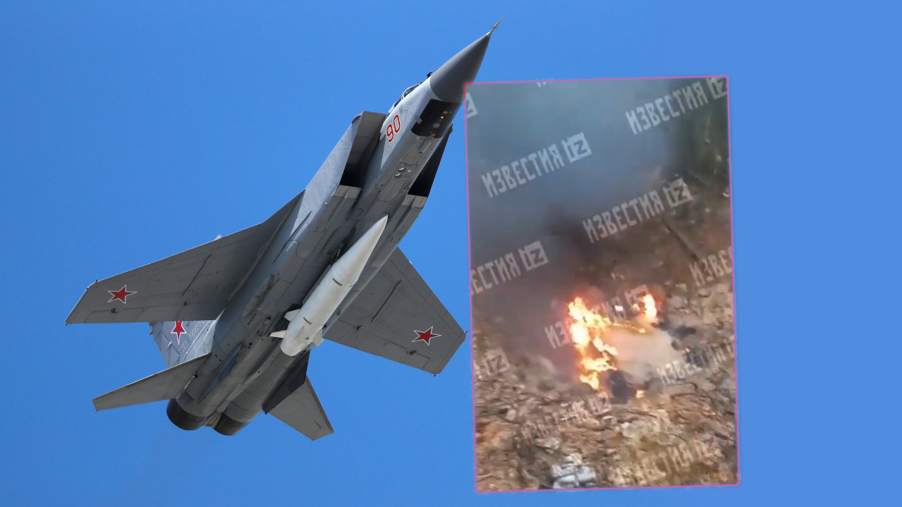 ВИДИТЕ СНИМАК: Срушио се руски МИГ-31 близу Лењинграда