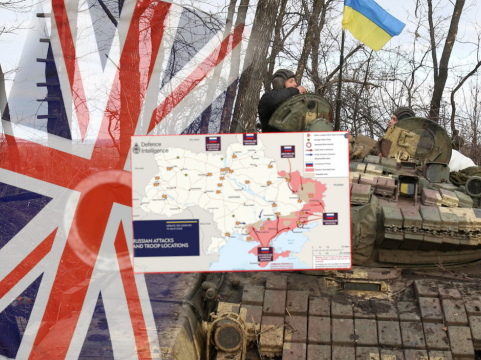 Britanci objavili novu ratnu MAPU Ukrajine