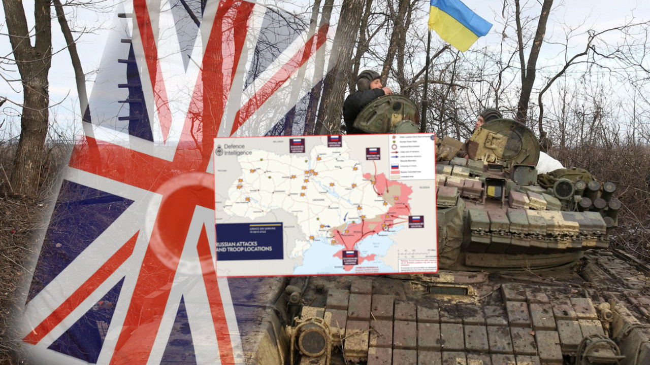 Britanci objavili novu ratnu MAPU Ukrajine