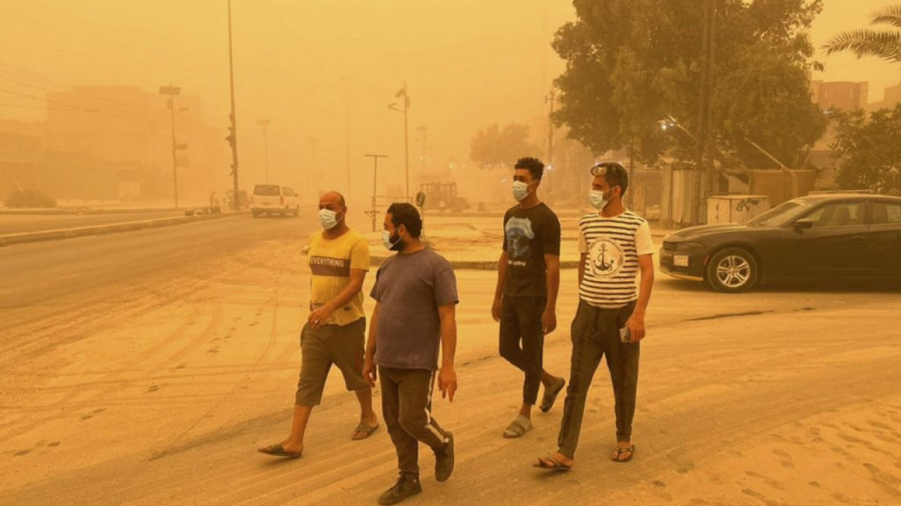 PEŠČANA OLUJA NE MIRUJE: Irak peti put obojen u narandžasto