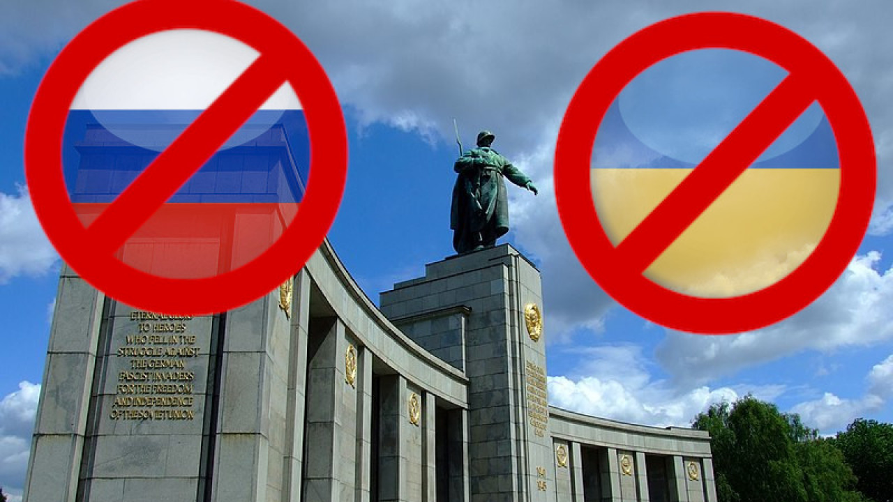 БЕРЛИН: Забрањено истицање руских и украјинских застава