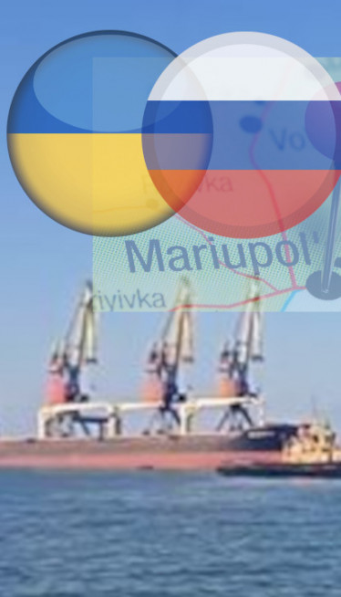 ВИДИТЕ СНИМАК: Први пут - Руси бродом ушли у Маријупољ