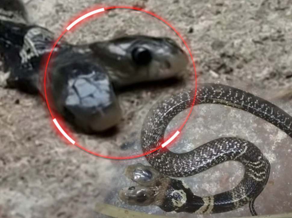 PREDSKAZUJE KATASTROFU Pojavila se vučja zmija - ima 2 glave