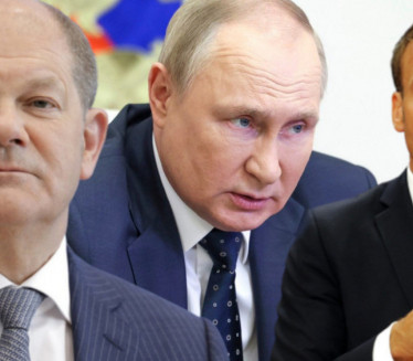 КРАЈ РАЗГОВОРА: Шолц и Макрон наговарали Путина, он обећао