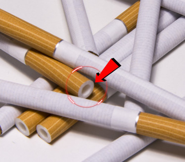 Чему служи рупица на филтеру појединих цигарета