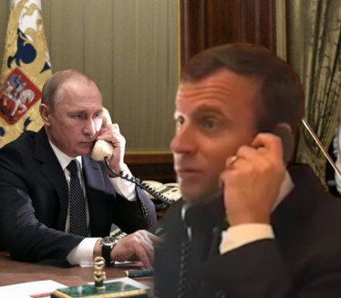 ПРЕД РАТ: Напет телефонски разговор Путина и Макрона