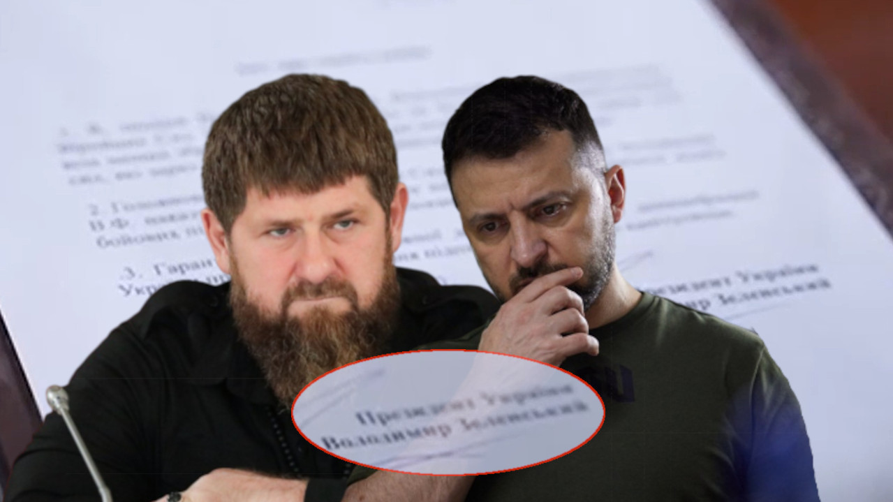 ZELENSKI I POTPIS KAPITULACIJE Kadirov pustio montiran video