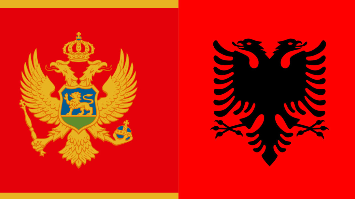 SKANDAL U C. GORI U zgradi Vlade slika sa albanskom zastavom