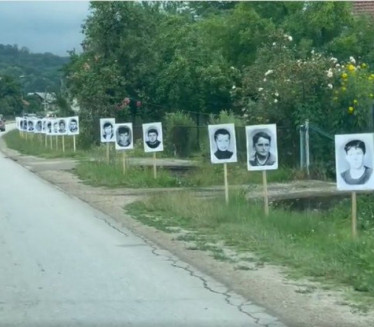 Uklonjene fotografije srpskih žrtava u Bratuncu