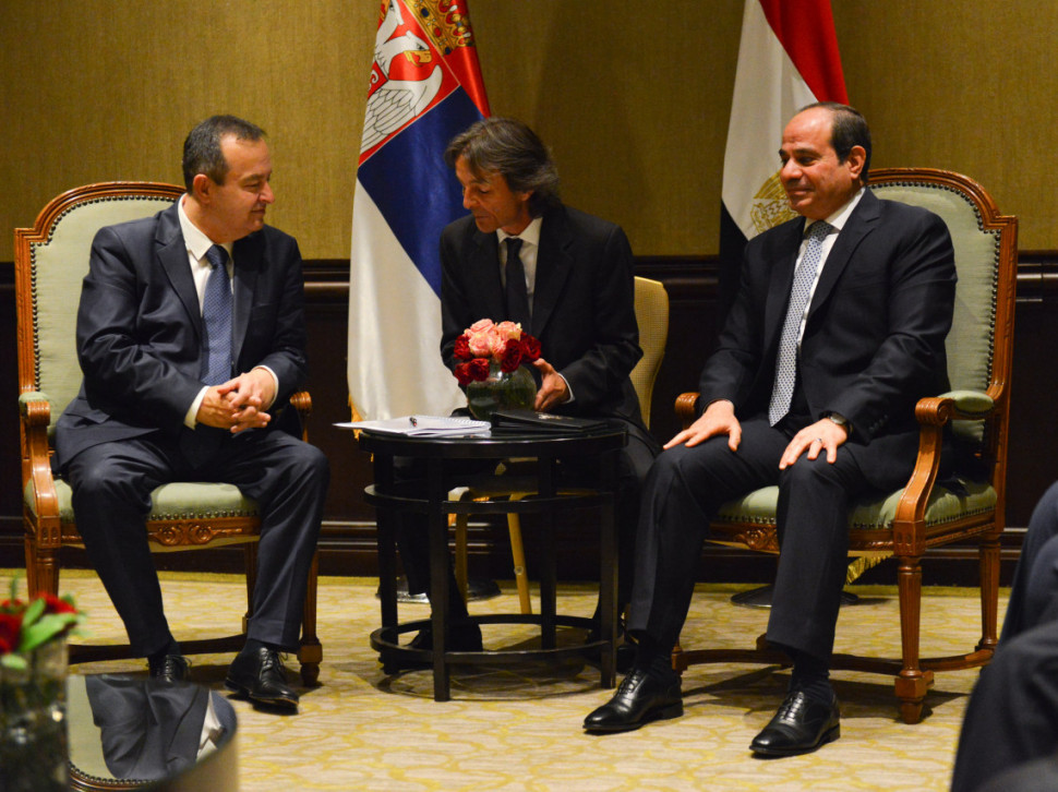 Сусрет Ивице Дачића и египатског председника Ел Сисија