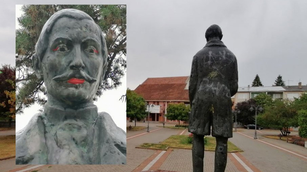 VANDALIZAM: Oskrnavljen spomenik Steriji Popoviću