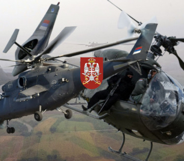 VOJSKA SRBIJE: Obuka na helikopterima mi-35 i Gama