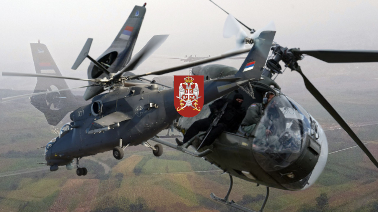 ВОЈСКА СРБИЈЕ: Обука на хеликоптерима ми-35 и Гама