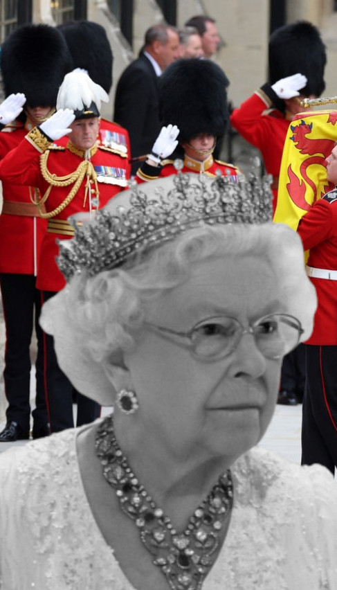 ИСЦРПЉЕНИ: Слика чувара краљичиног ковчега постала хит