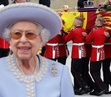 KOVČEG SPUŠTEN U KAPELU: Englezi se oprostili od kraljice