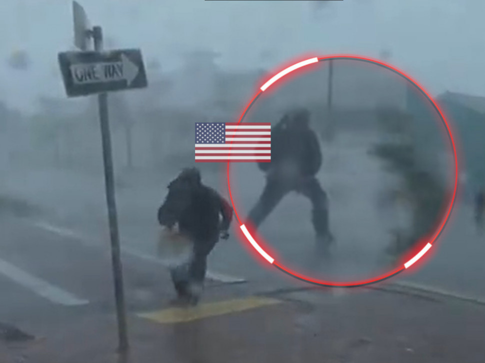 HAOS U SAD: Reportera pokosila grana tokom uragana (VIDEO)