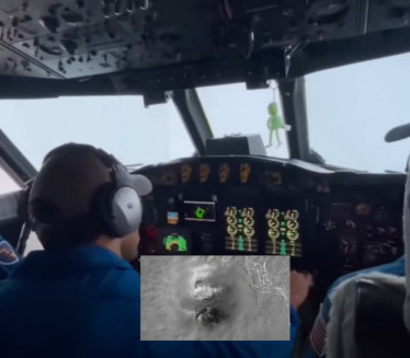 LET U SRCE URAGANA IJANA: Najstrašnije iskustvo pilota VIDEO
