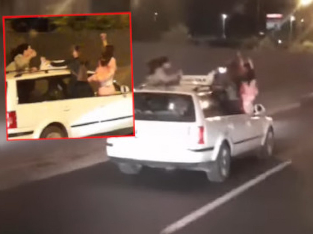Snimak devojaka na prozoru taksija razbesneo Beograđane