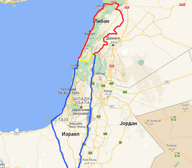 Понуђен предлог за разграничење Либана и Израела