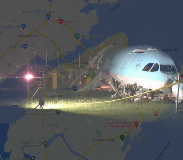 ПРОМАШИО ПИСТУ: Авион се заглавио у трави са 162 путника