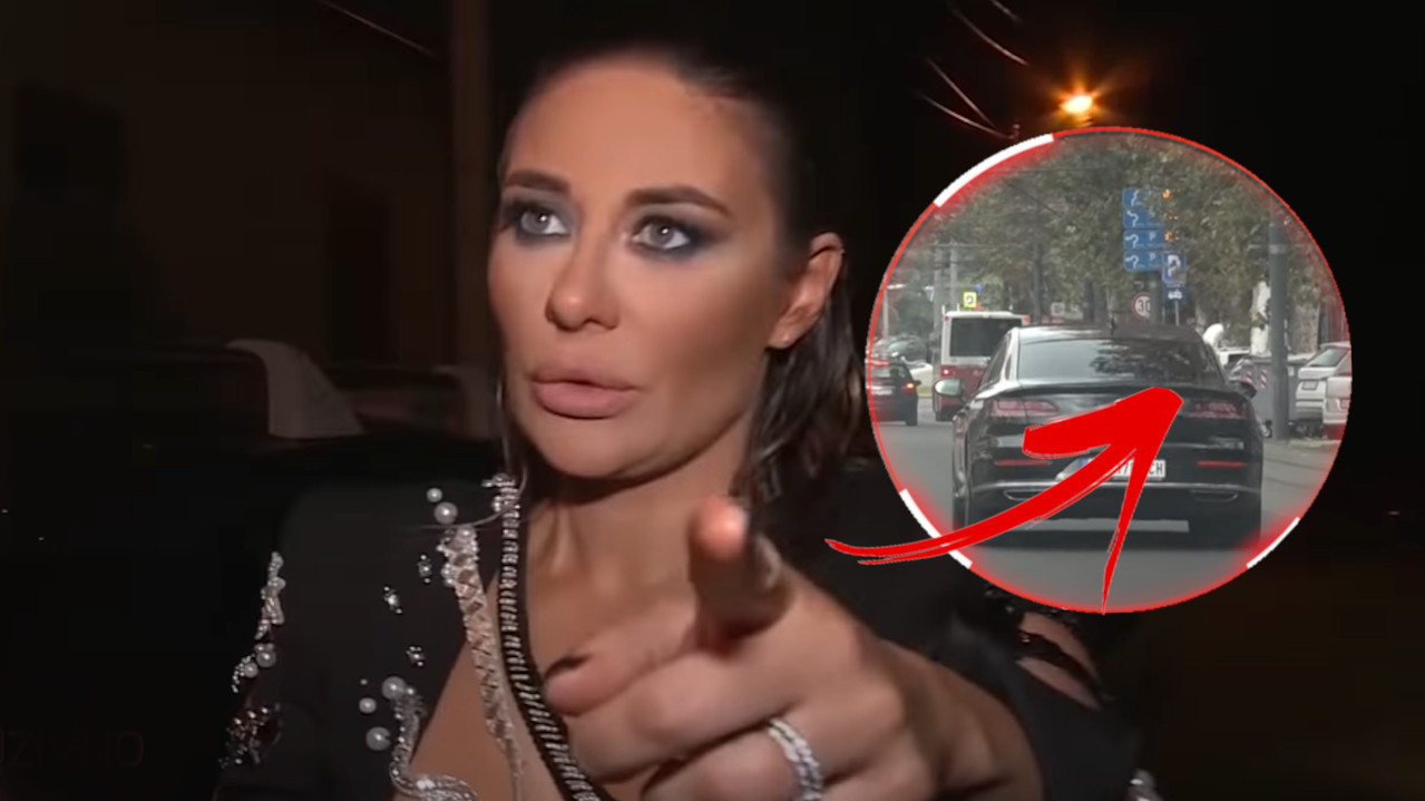 BAHATA! Ana Nikolić puši i izbacuje noge kroz prozor taksija