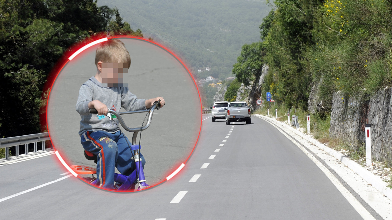 ФОТКА ШОКИРАЛА СРБИЈУ Гура дете на бициклу посред магистрале
