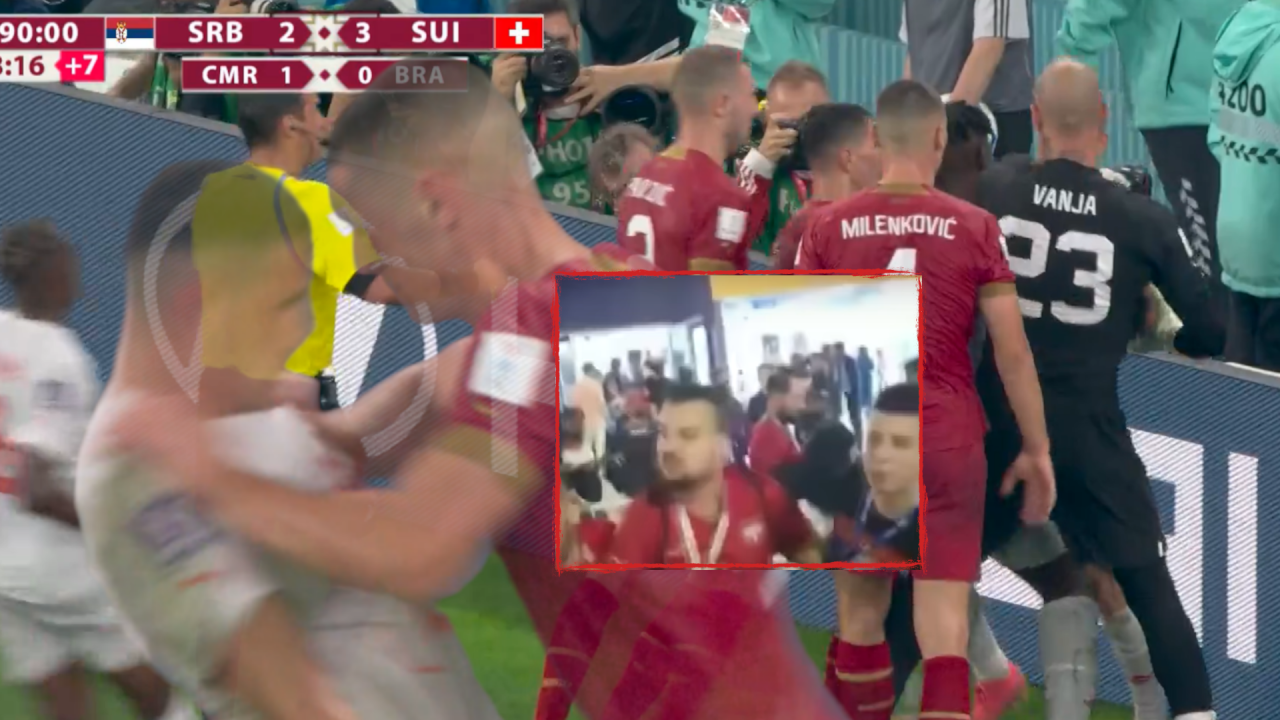 RUŽNO: Vidite snimak tuče Srba i Albanaca ispred stadiona