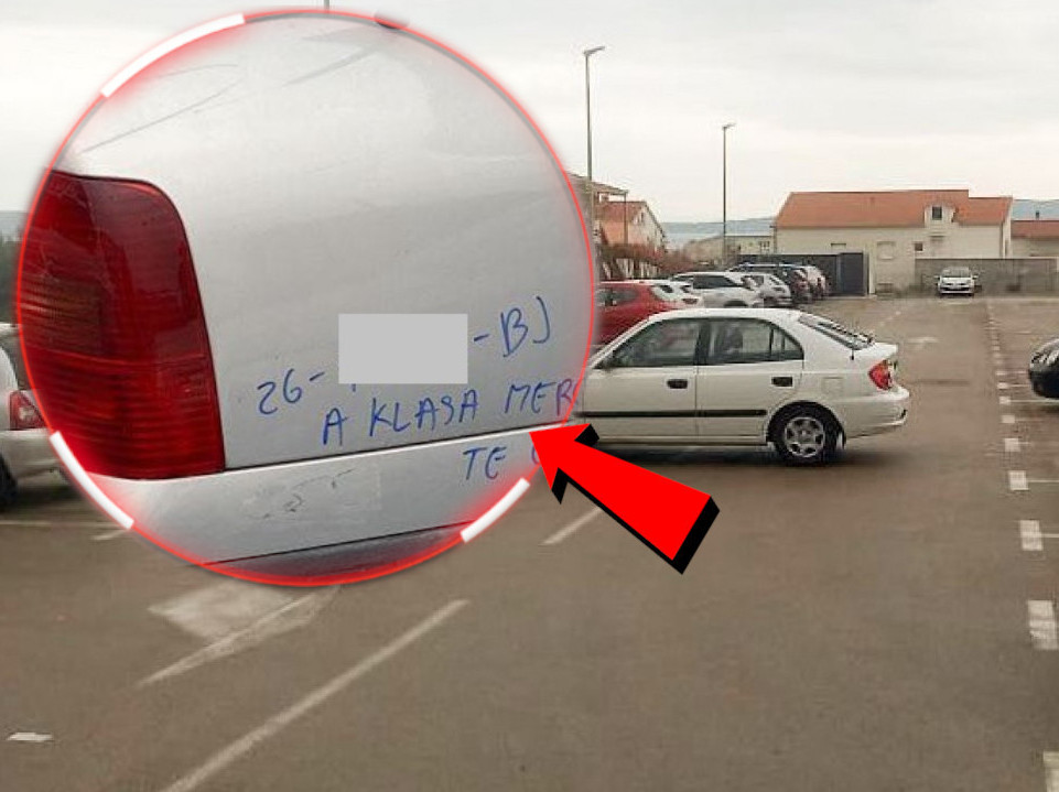 PORUKA ZA NEVERICU: Neprijatno iznenađenje na parkingu