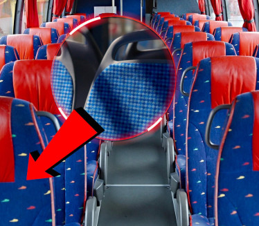 NIJE SLUČAJNOST: Evo zašto su sedišta u autobusima šarena