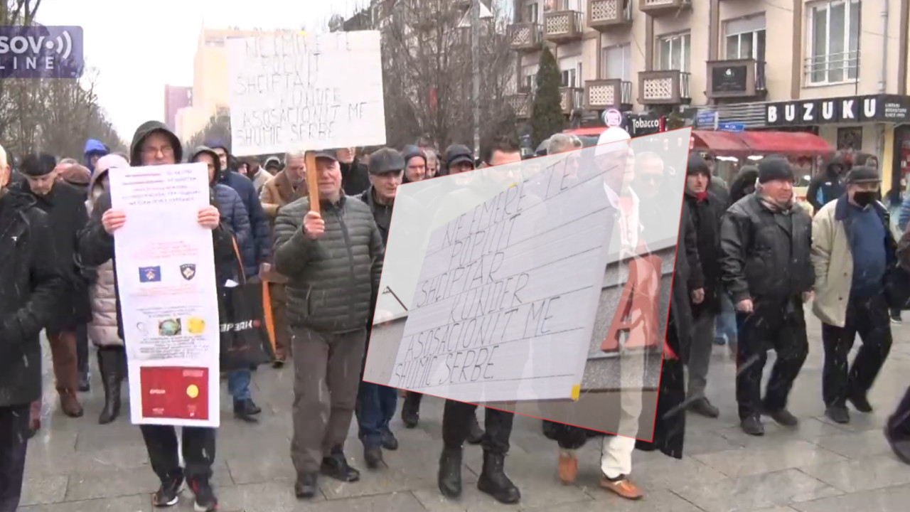 PROTEST U PRIŠTINI: Građani se okupili protiv formiranja ZSO