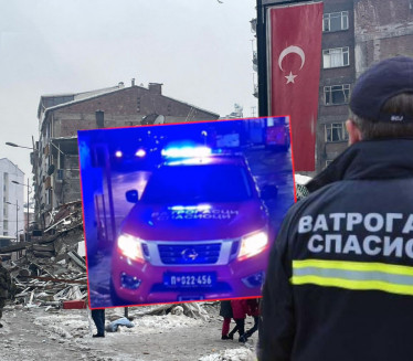 BRAVO! Srpski spasioci krenuli ka Turskoj (VIDEO)