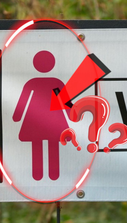 НИСТЕ ЗНАЛИ: Шта значи "хаљина" на ознаци за женски тоалет