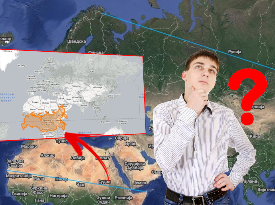 GEOGRAFSKA VARKA: Kako je moguće da Rusija "stane" u Afriku?