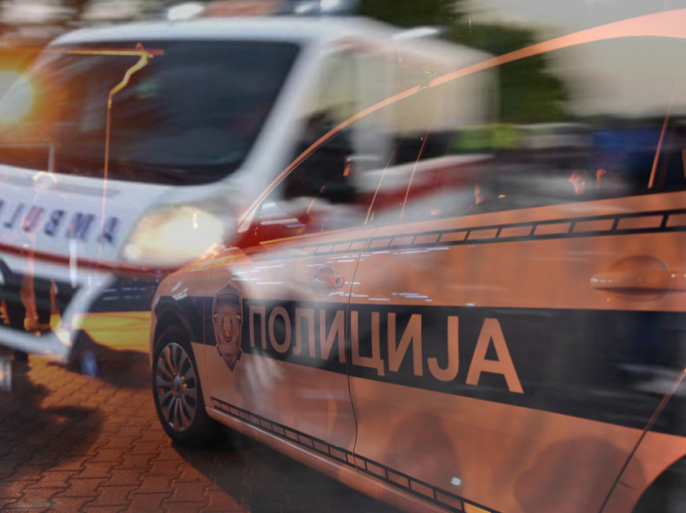 POVREĐENA DVA POLICAJCA: Saobraćajna nesreća u Apatinu