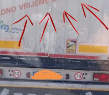 Zbog natpisa na kamionu u Bosni ljudi PLAČU OD SMEHA
