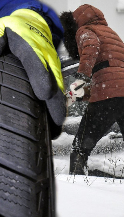 ВОЗАЧИ ОПРЕЗ: Због снега на путевима обавезне зимске гуме